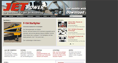 Desktop Screenshot of jetpower-magazin.com