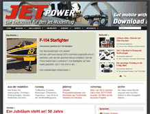 Tablet Screenshot of jetpower-magazin.com